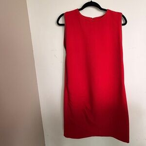 Elegant Red Sleeveless Dress